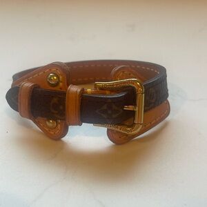 Louis Vuitton leather bracelet